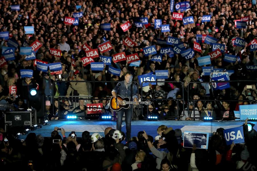 Así ha sido el acto de cierre de campaña de Hillary Clinton