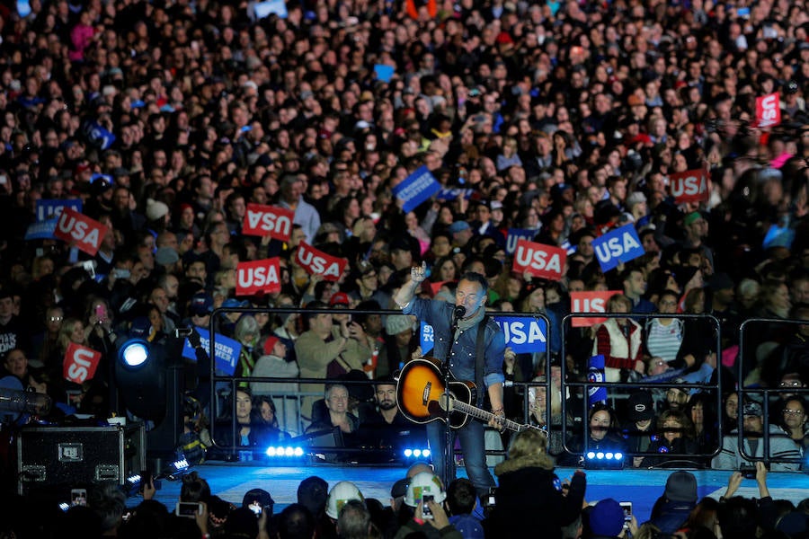 Así ha sido el acto de cierre de campaña de Hillary Clinton