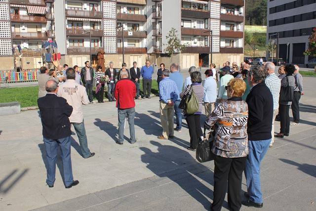 Homenaje a las víctimas en Galdakao. 