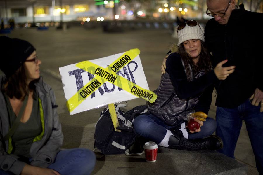 Las protestas contra Trump no cesan