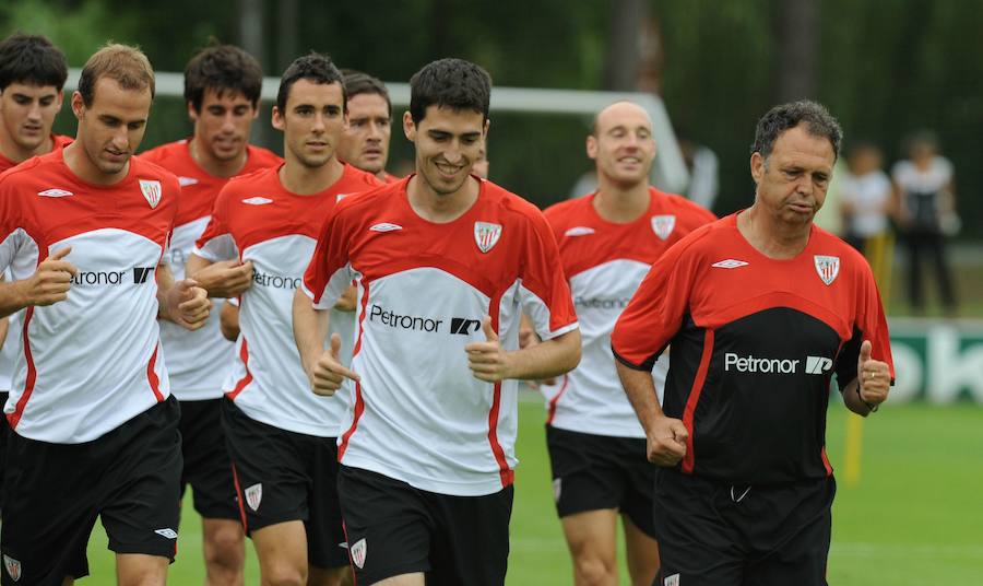 Iraola, en la pretemporada de 2008