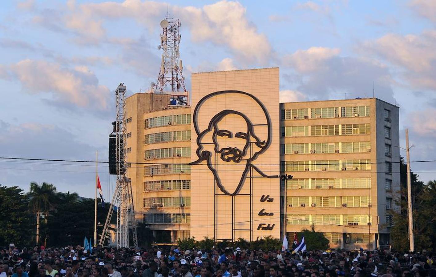 El masivo último adiós de La Habana a Fidel