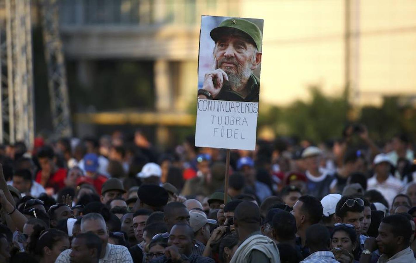 El masivo último adiós de La Habana a Fidel