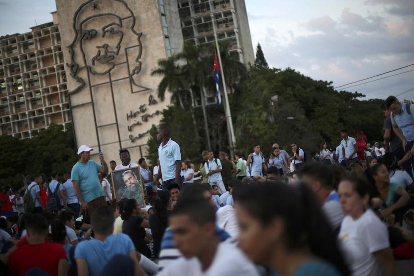 El masivo último adiós de La Habana a Fidel