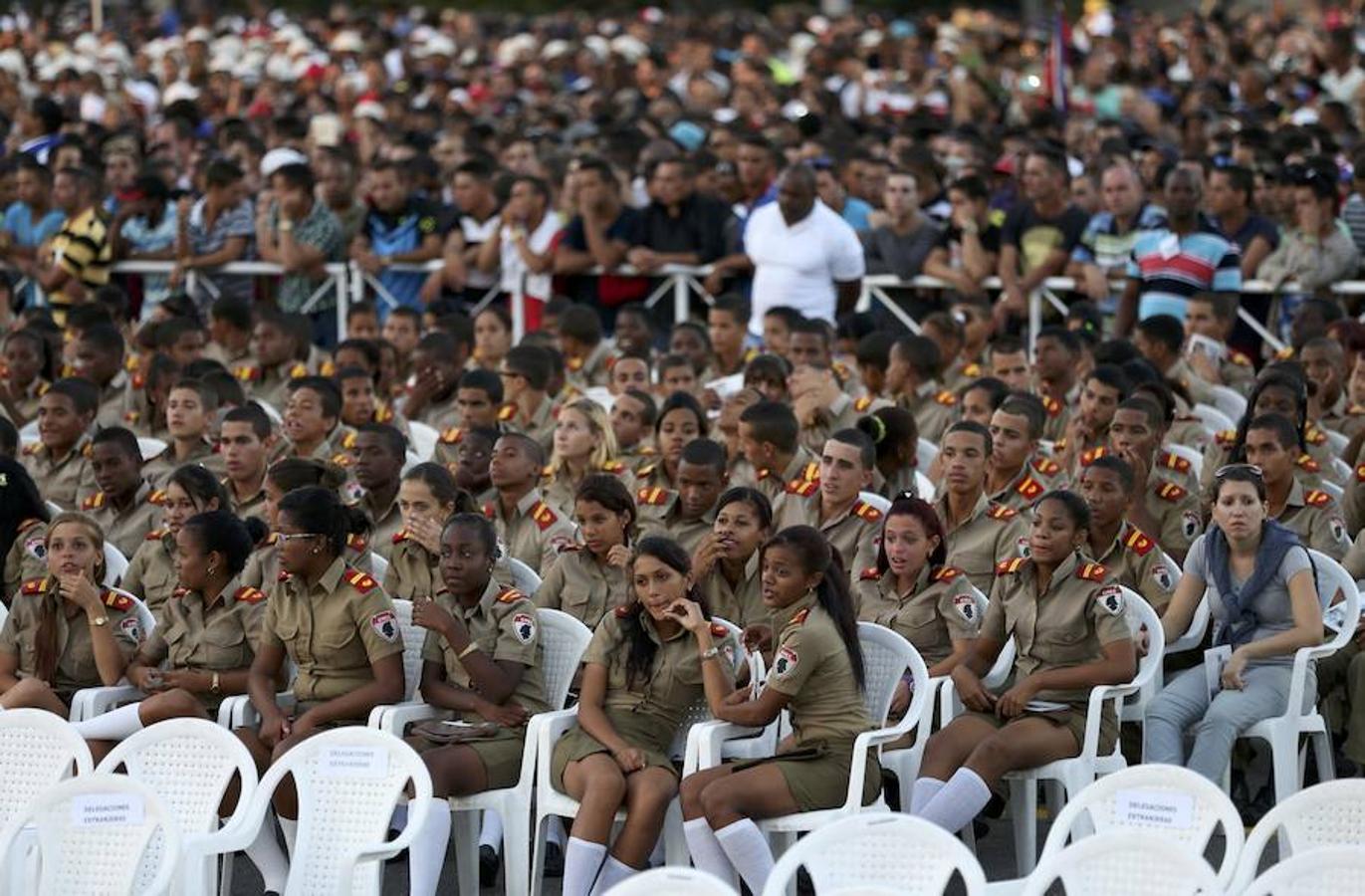 El masivo último adiós de La Habana a Fidel