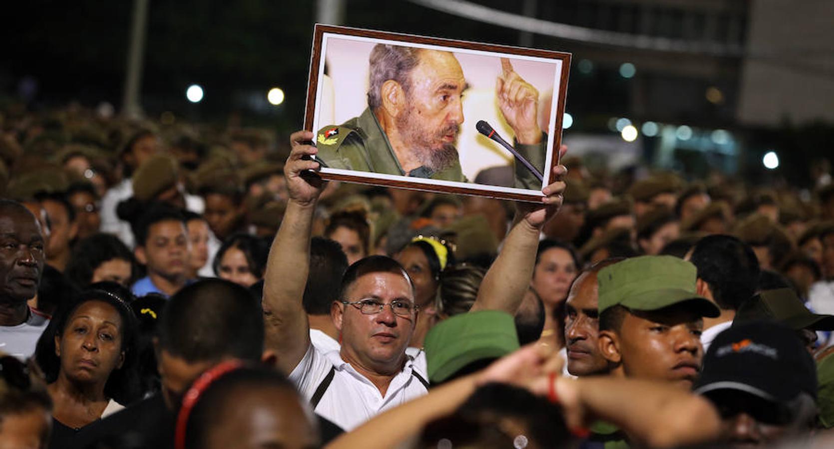 El masivo último adiós de La Habana a Fidel