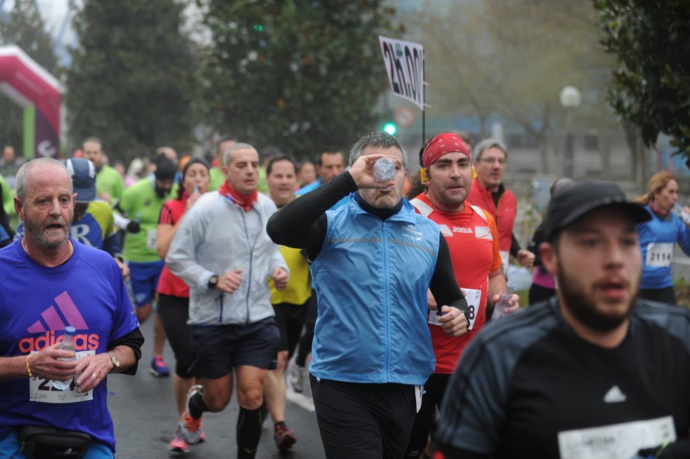 La Media Maratón de Vitoria (Salida y primer tramo)