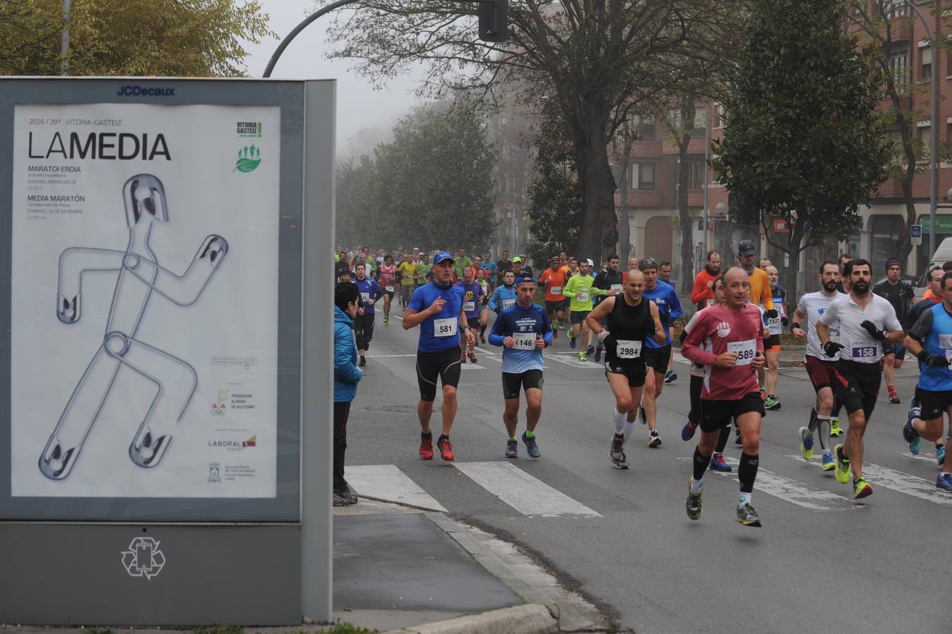 La Media Maratón de Vitoria (Salida y primer tramo)