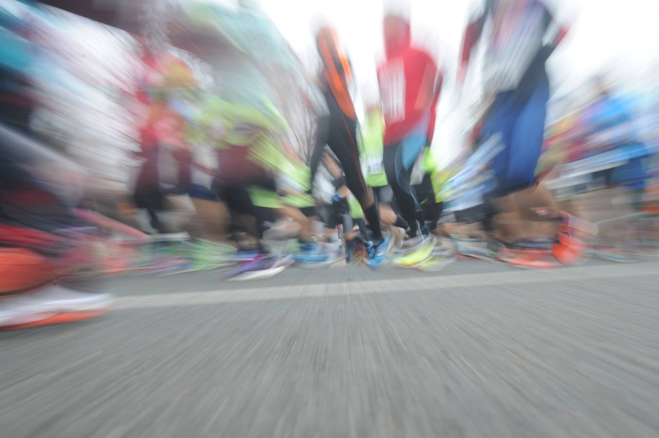 La Media Maratón de Vitoria (Salida y primer tramo)