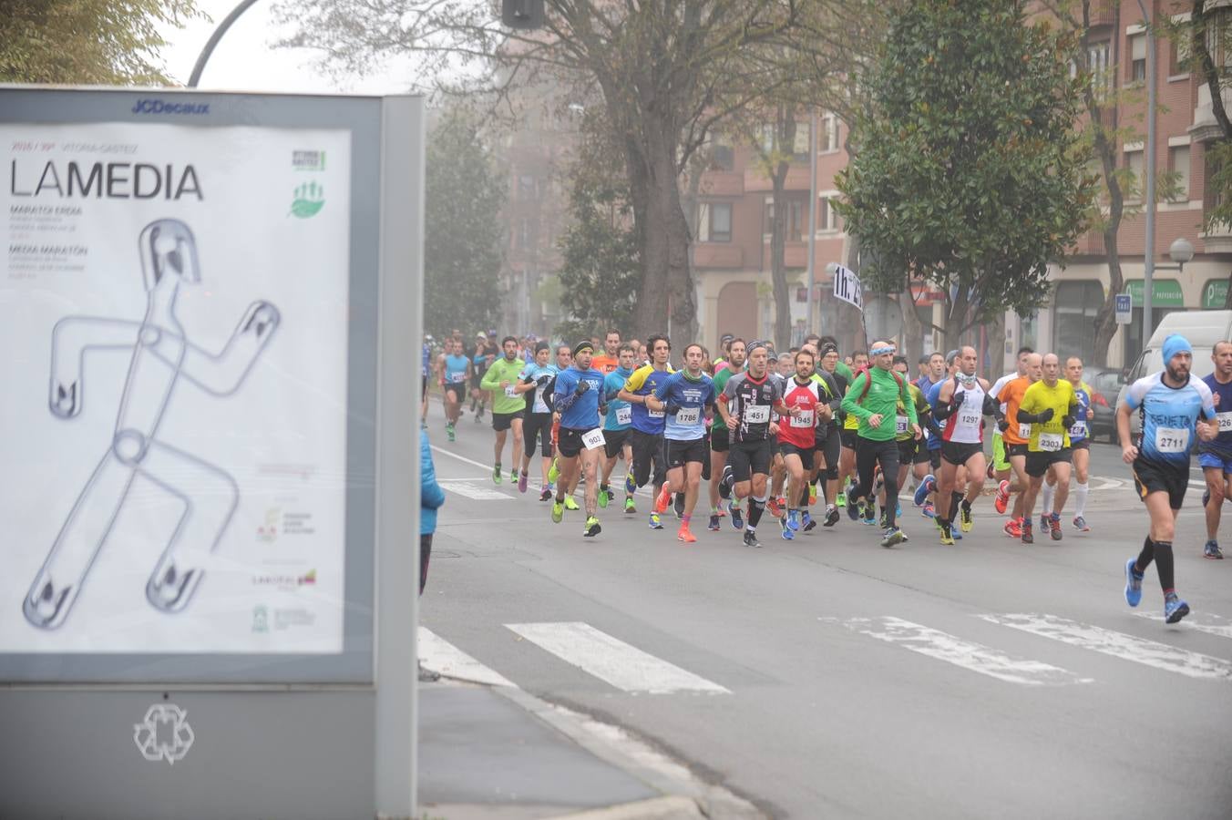 La Media Maratón de Vitoria (Salida y primer tramo)