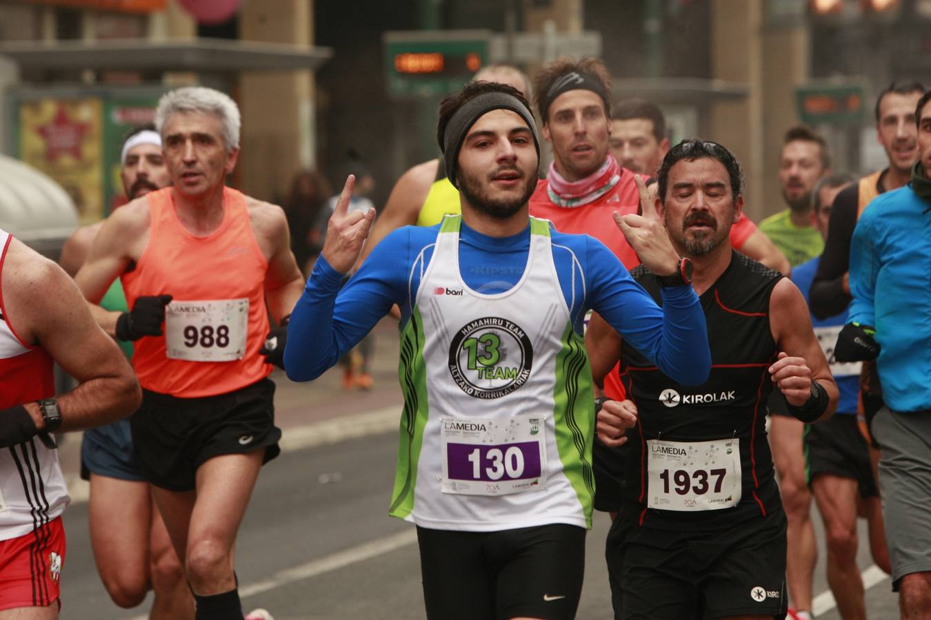 La Media Maratón de Vitoria (II - tramo final y meta)