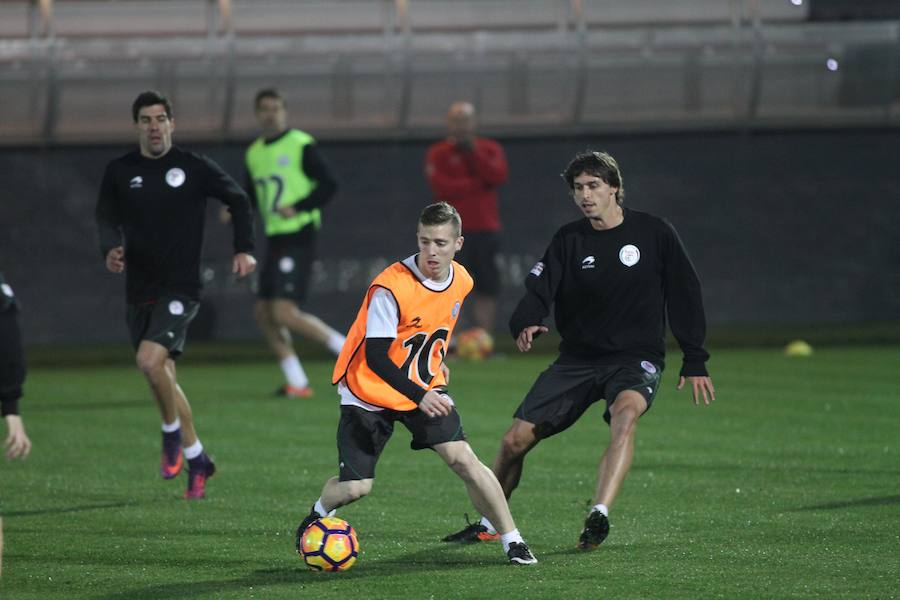 El entrenamiento de Euskal Selekzioa, en imágenes
