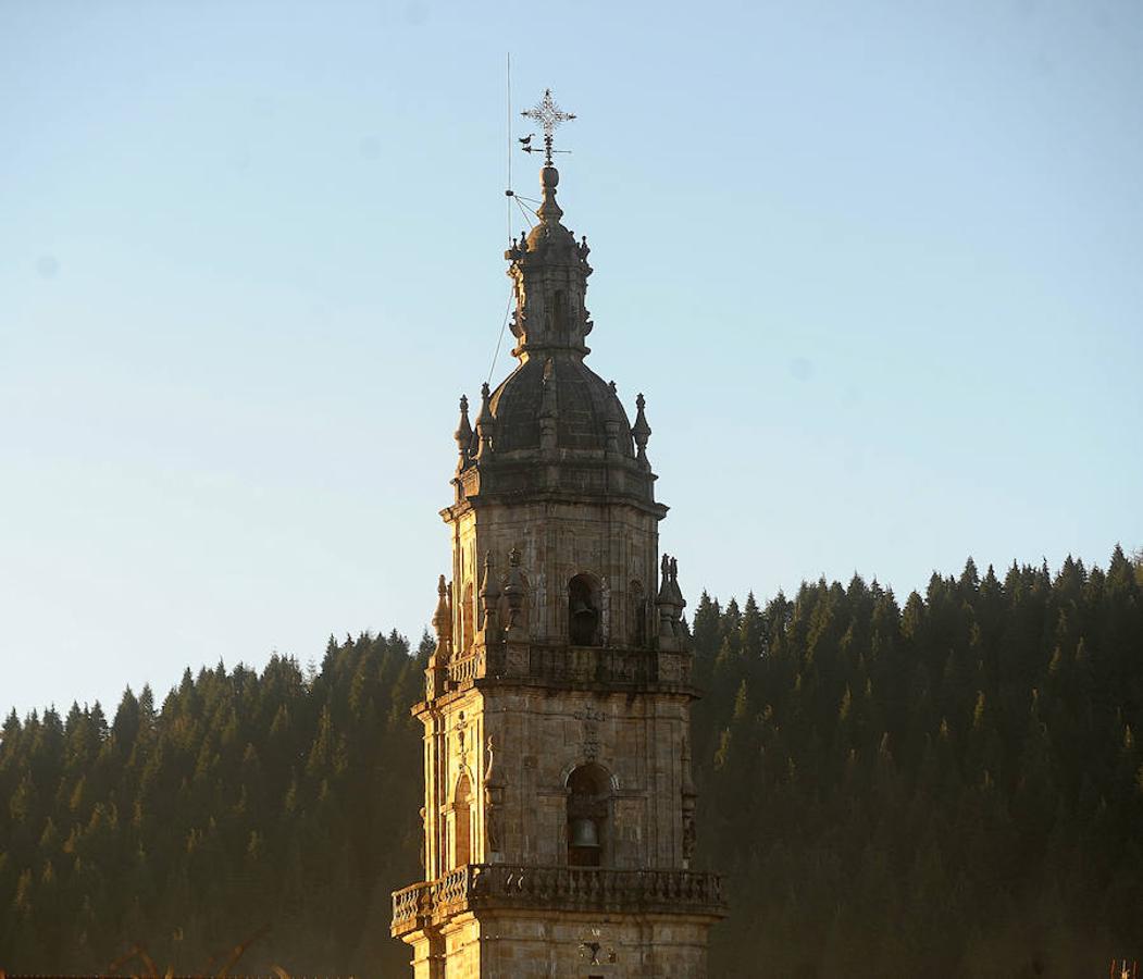 Así de fría estaba la mañana en El Regato y en Otxandio