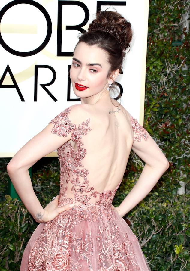 Lily Collins.