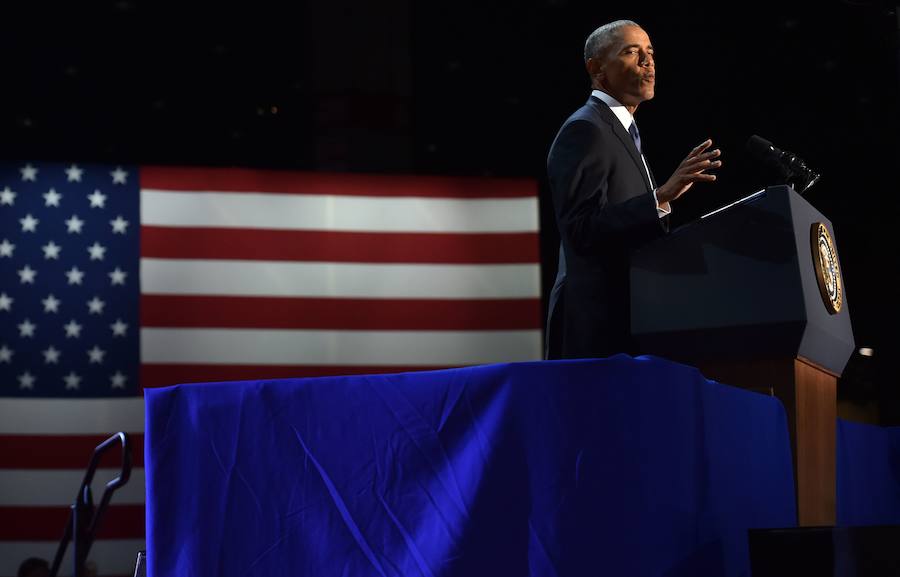 Obama dice adiós en Chicago, el lugar donde todo empezó