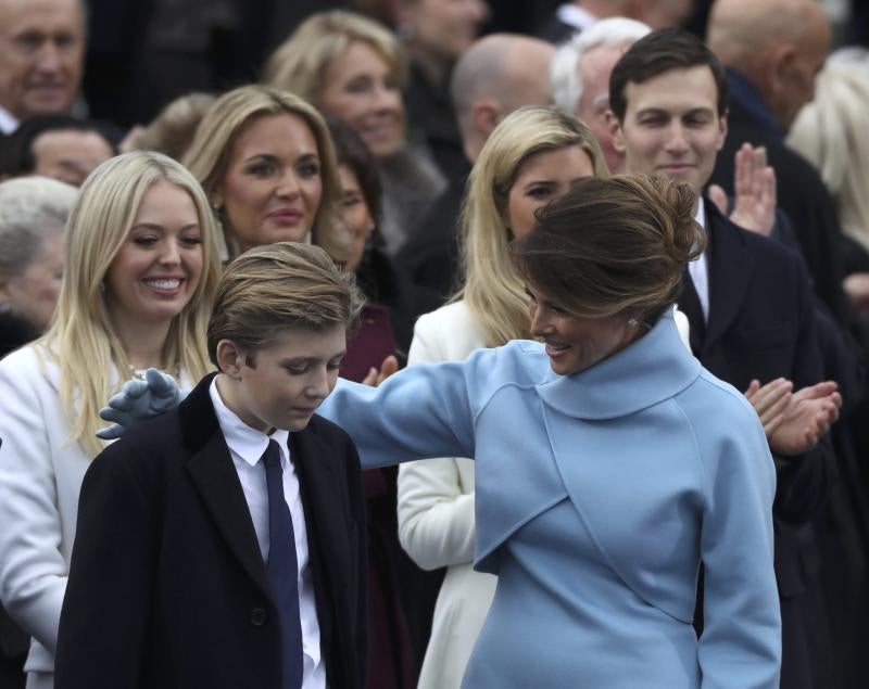 Las mejores imágenes de Melania Trump en la ceremonia