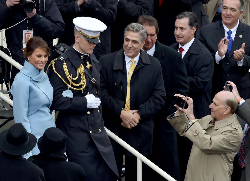 Las mejores imágenes de Melania Trump en la ceremonia