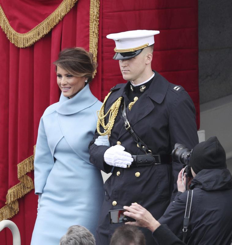 Las mejores imágenes de Melania Trump en la ceremonia