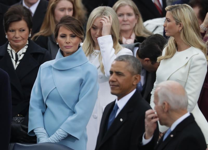 Las mejores imágenes de Melania Trump en la ceremonia