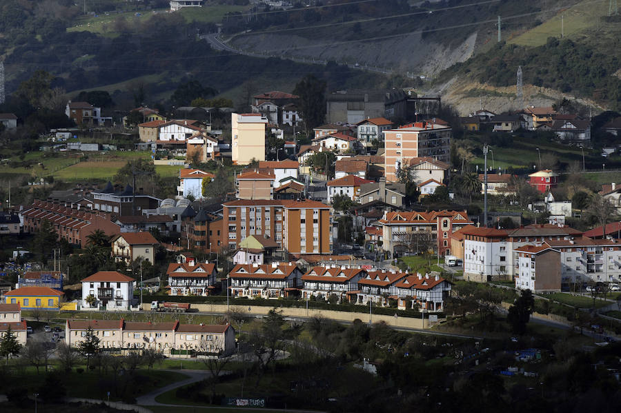 El barrio de Sanfuentes en Abanto.