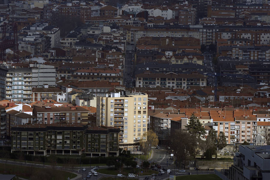 Vista aérea de Portugalete.