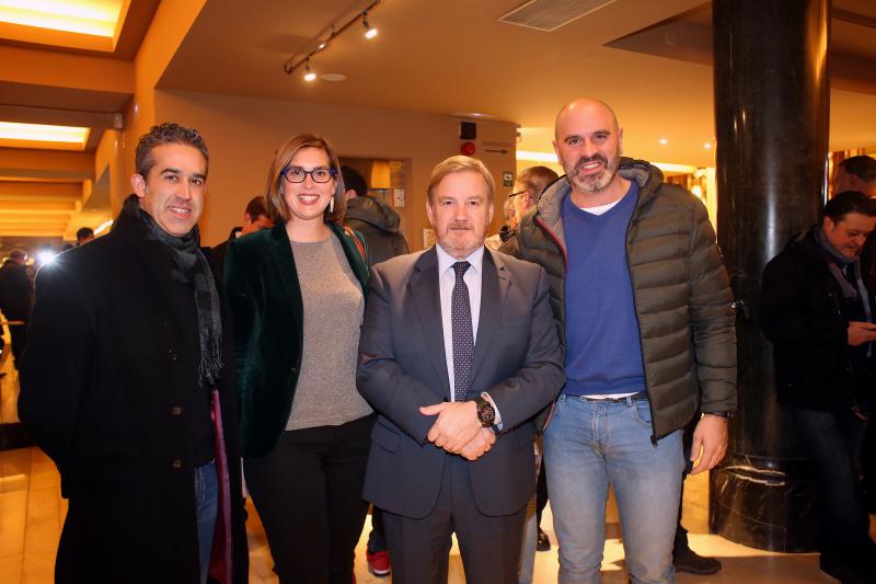 Jon Garzón, Ane Epalza, Ramón Sirés y Josu Bergara.