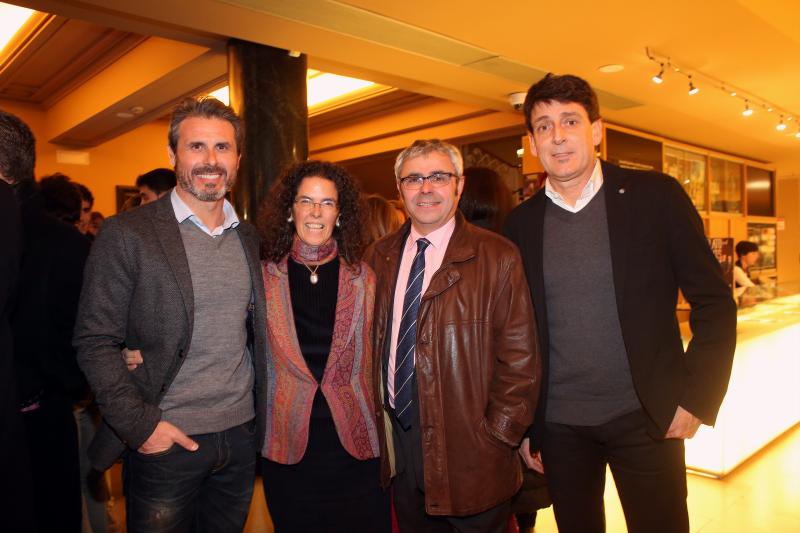 Rafa Alkorta, Beatriz Marcos, Joserra Taranco y Andoni Ayarza.