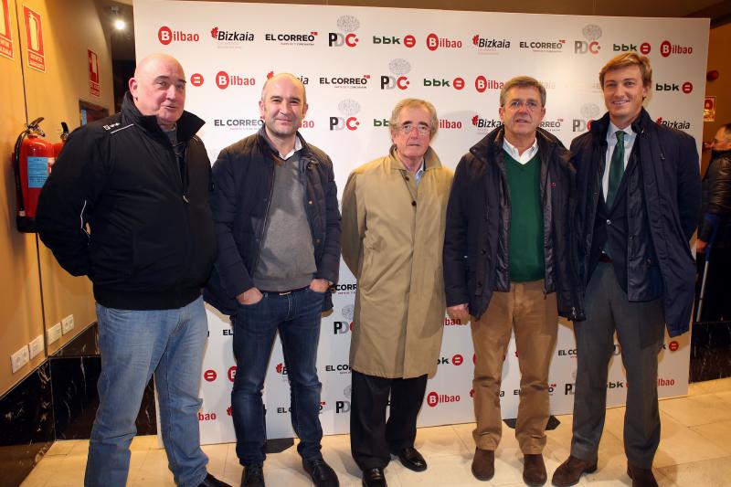 Miguel Ángel Bilbao, Gaiizka Benguria, Ángel Ugarte, Javier Iturbe y Philippe Govaert.