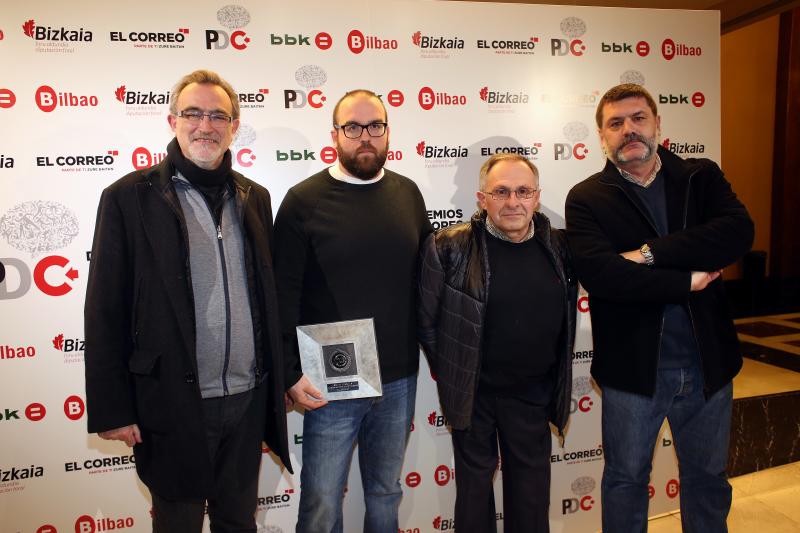 Txema Alonso, Asier García, Luisma Aramburu y Juan Laderas.