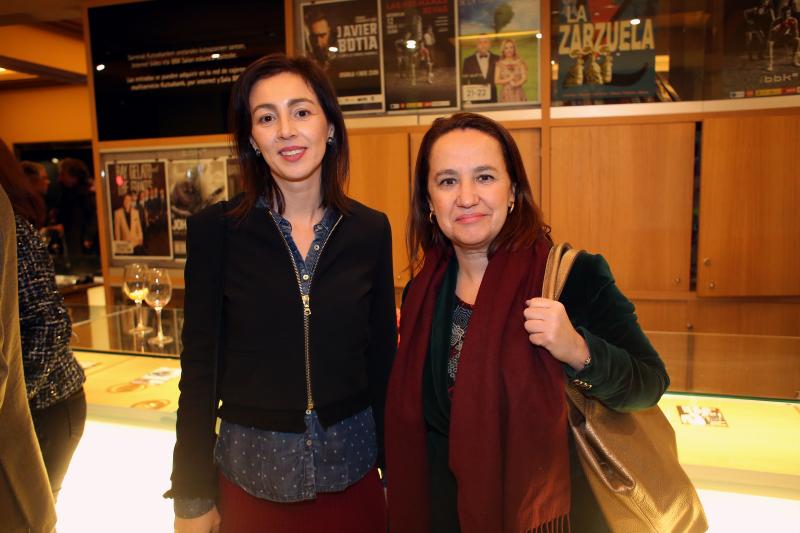 Jaoquina Trinidad y Blanca Uriarte.