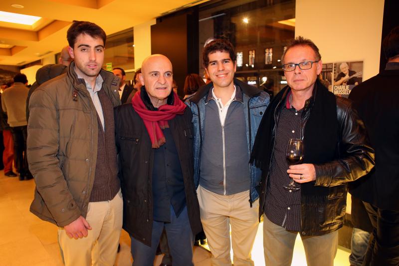 Aitor Arévalo, Alfredo Chamizo, Iván Martínez y José Manuel Martínez.