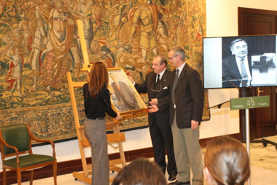 Homenaje a Joseba Leizaola en el Parlamento vasco