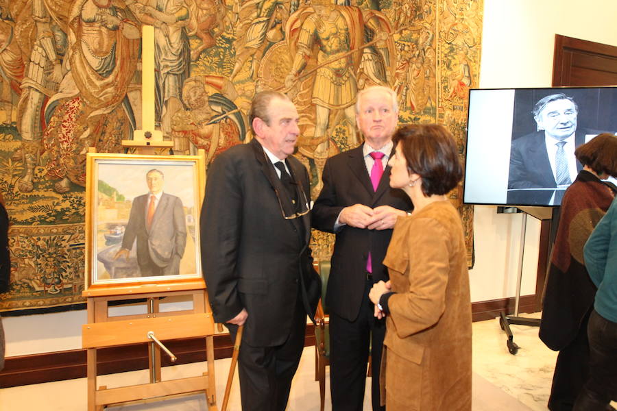 Homenaje a Joseba Leizaola en el Parlamento vasco
