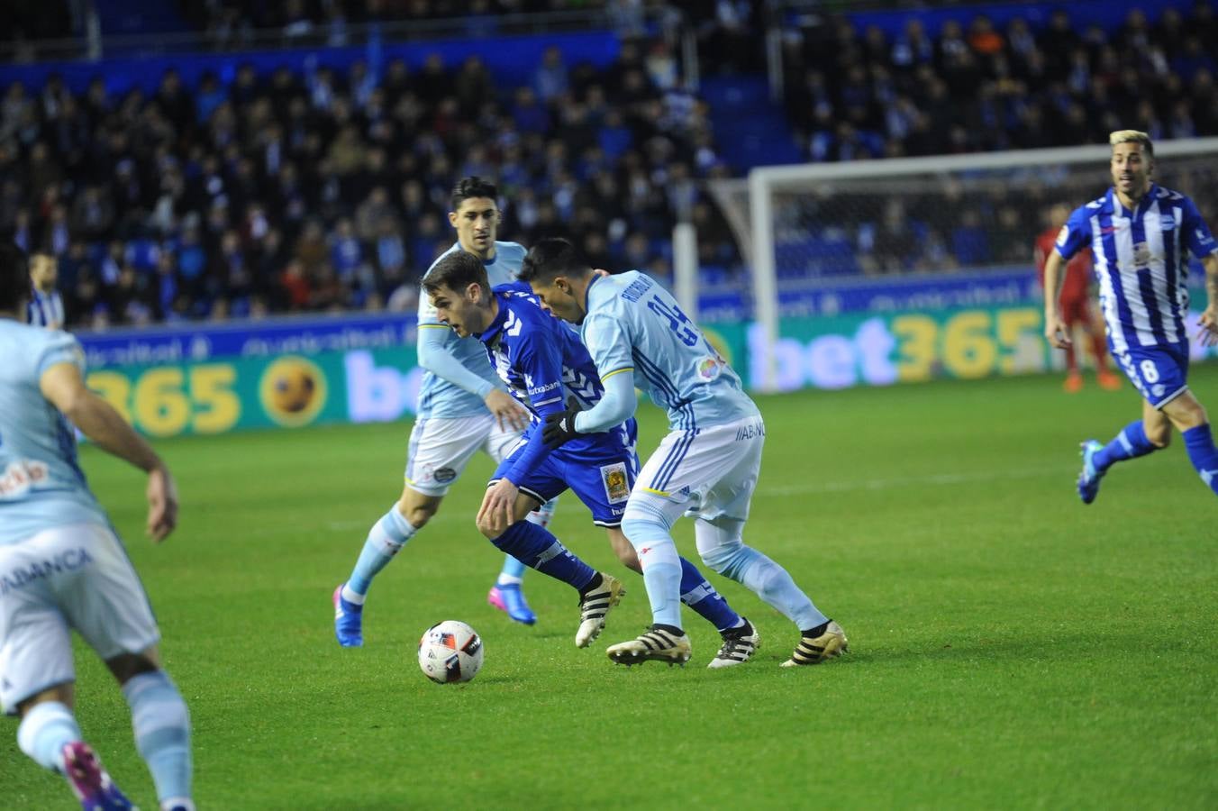 Semifinal de Copa entre el Alavés y el Celta