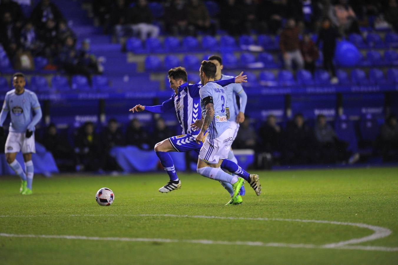 Semifinal de Copa entre el Alavés y el Celta