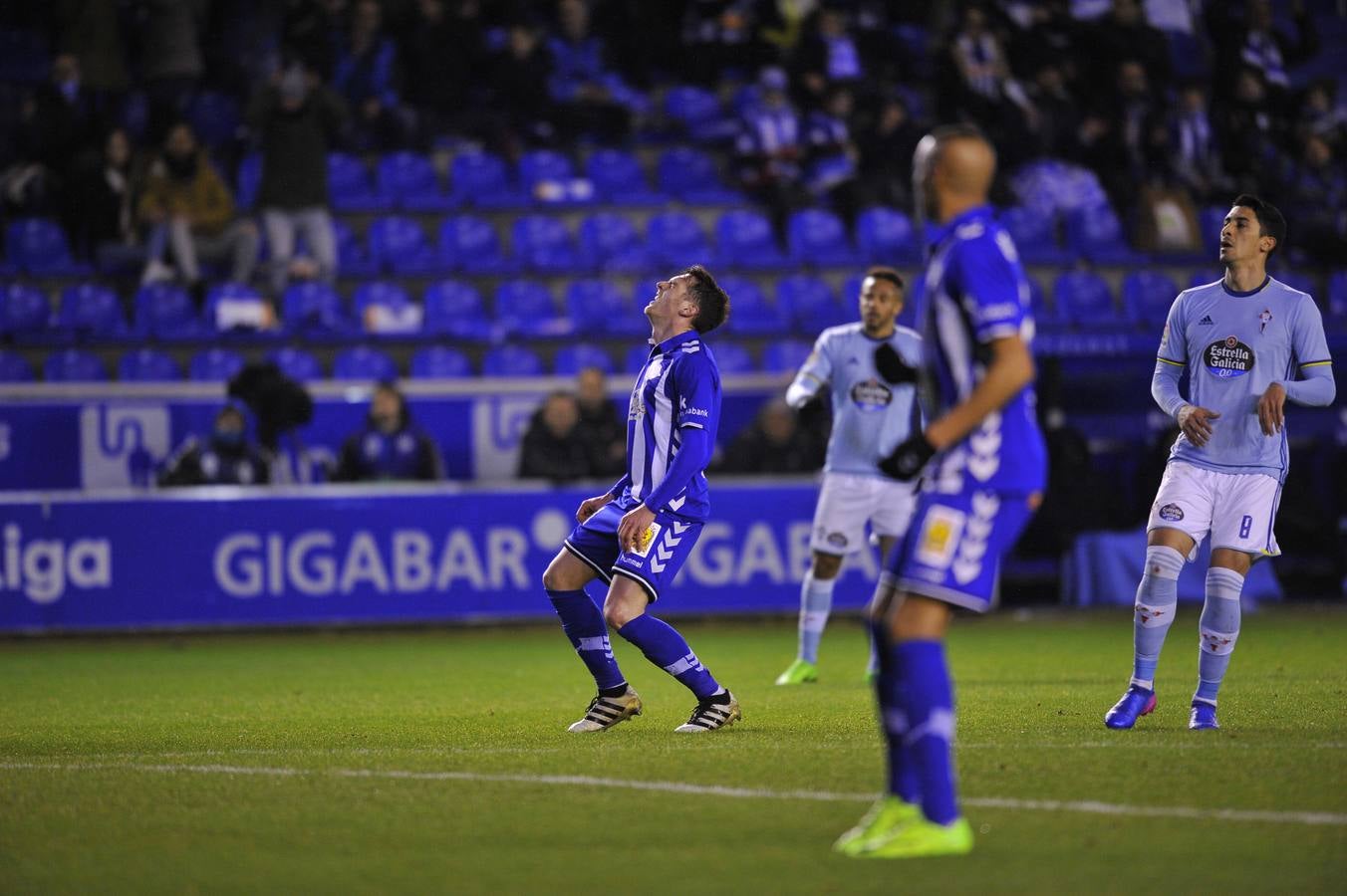 Semifinal de Copa entre el Alavés y el Celta