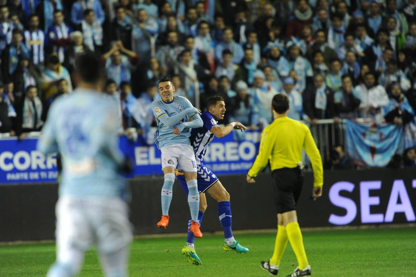 Semifinal de Copa entre el Alavés y el Celta