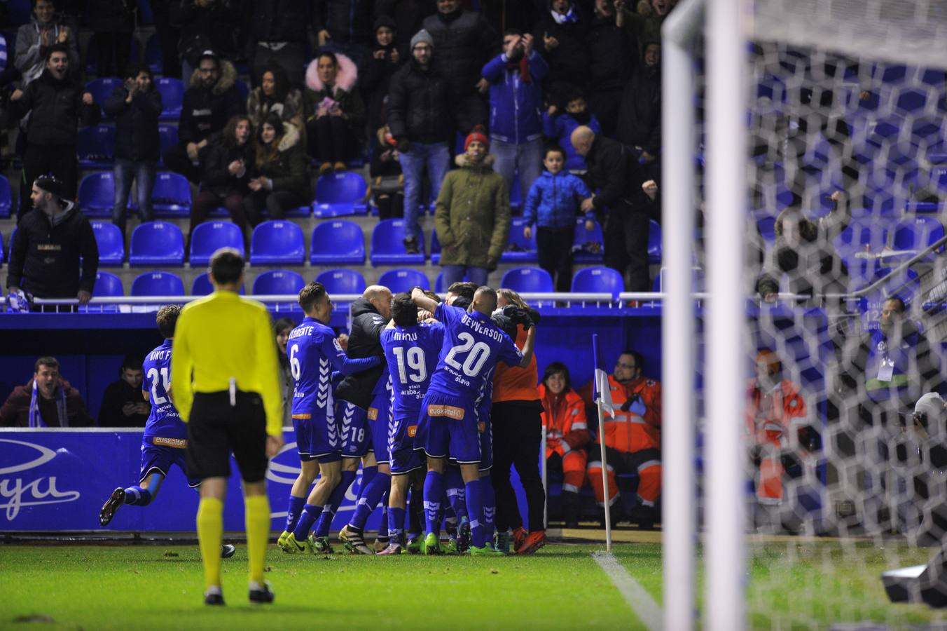 Semifinal de Copa entre el Alavés y el Celta