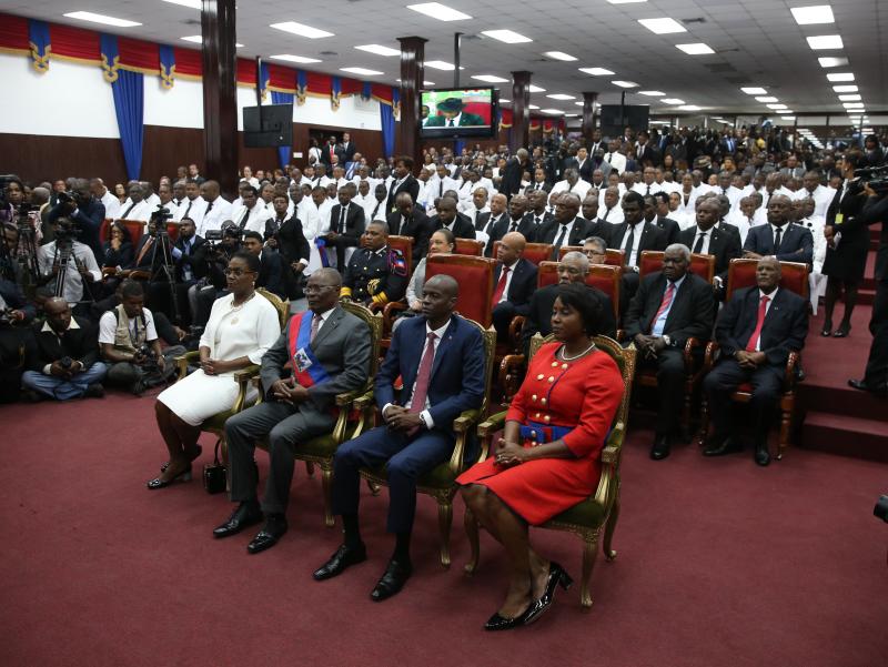 El empresario Jovenel Moise toma posesión como nuevo presidente de Haití