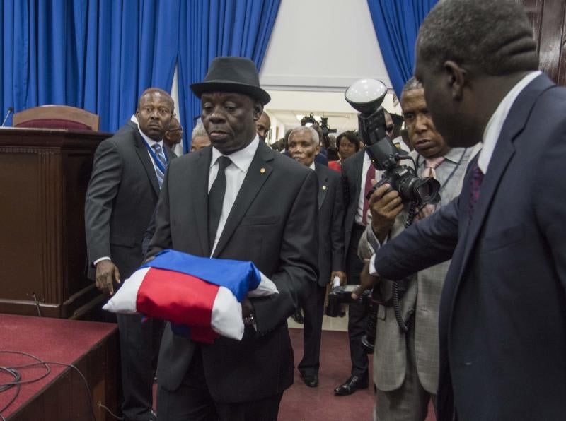 El empresario Jovenel Moise toma posesión como nuevo presidente de Haití