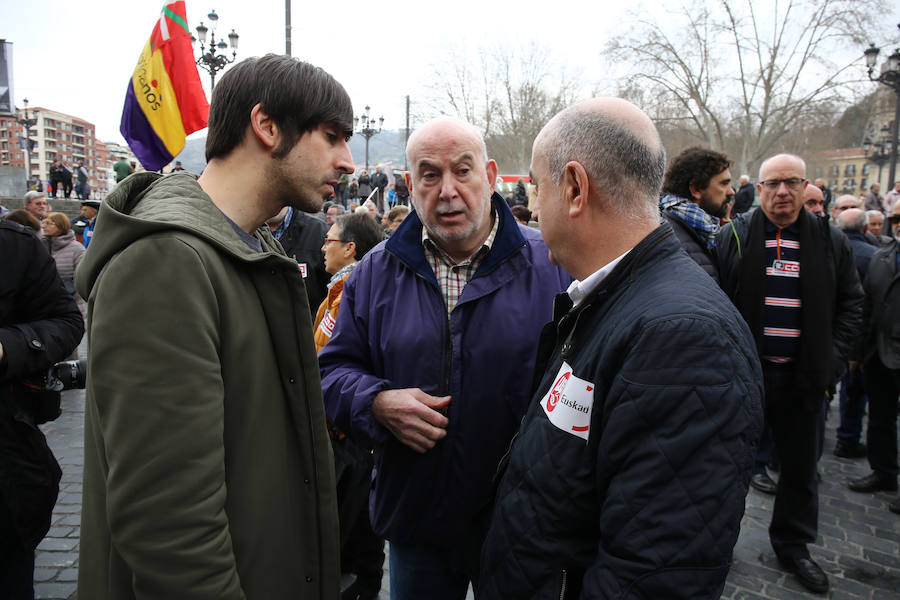 Movilización de los sindicatos en Bilbao
