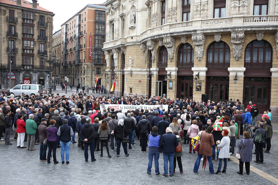 Movilización de los sindicatos en Bilbao