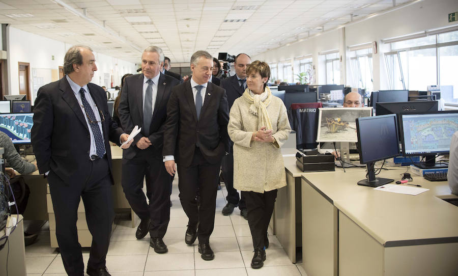 El lehendakari visita la sede de Matrici
