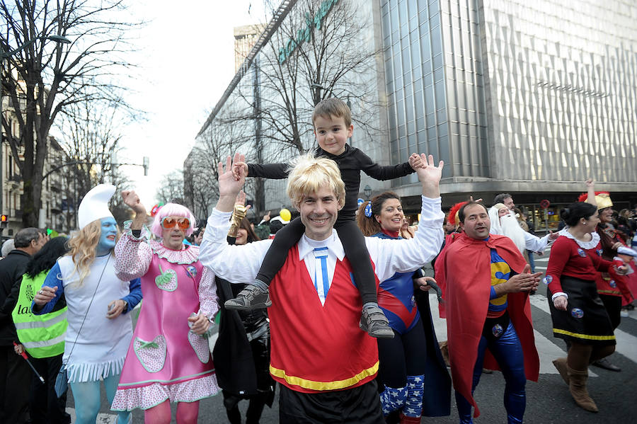 Bilbao se desmelena en los carnavales de 2017