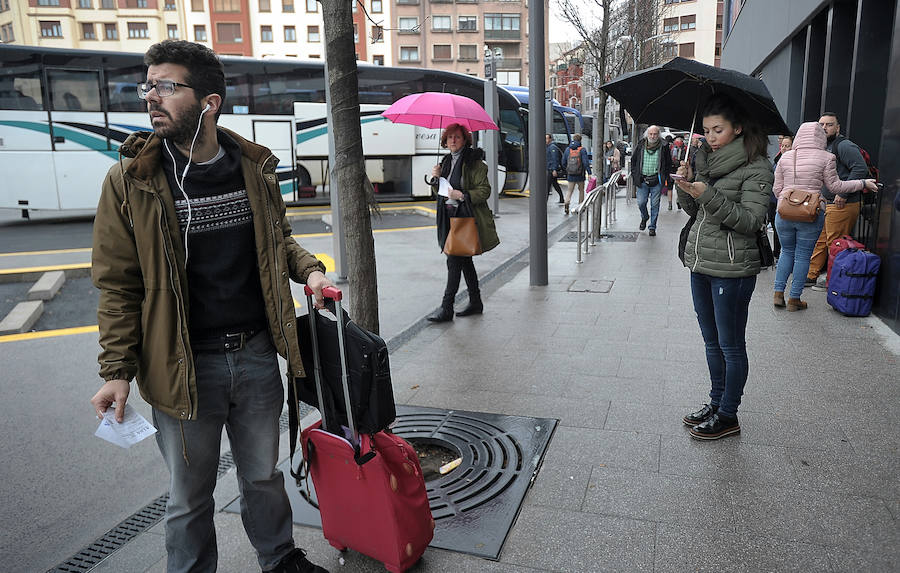 La estación provisional de Termibus