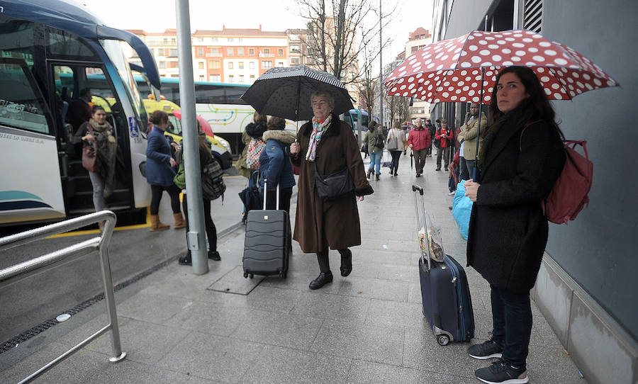 La estación provisional de Termibus