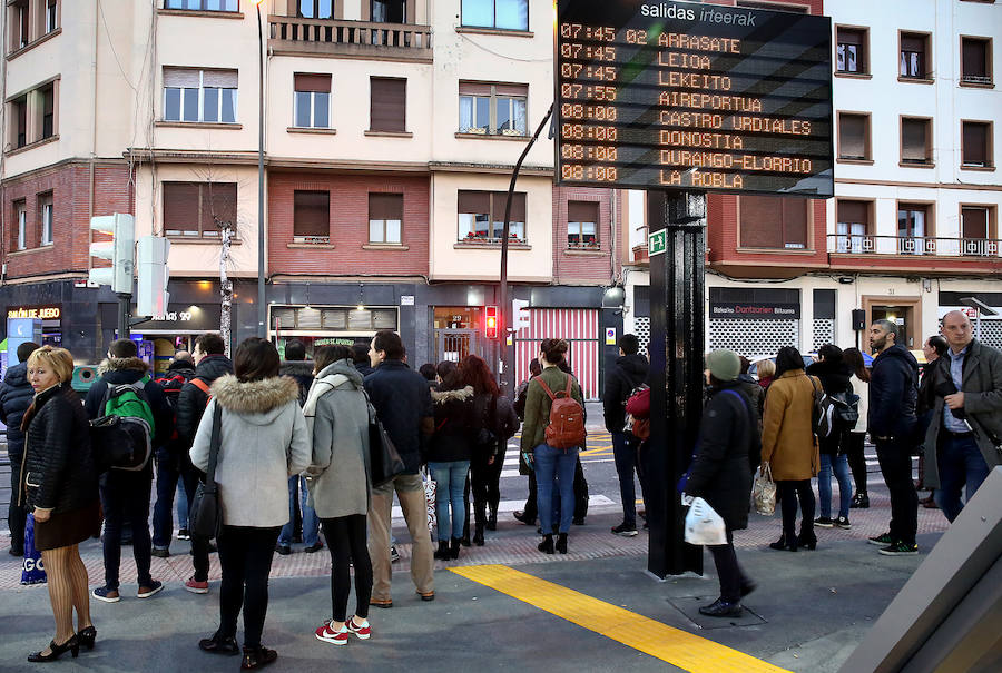 La estación provisional de Termibus