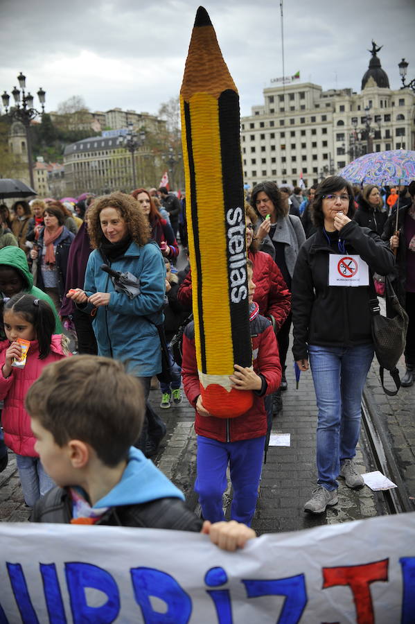 Jornada de huelga y protestas en la enseñanza pública