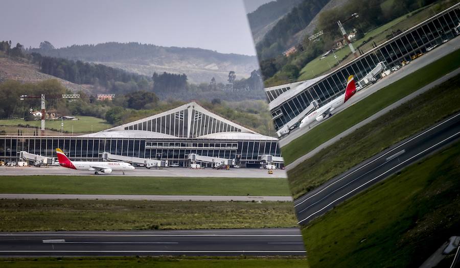 Recorrido gráfico por la torre de control del aeropuerto de Loiu