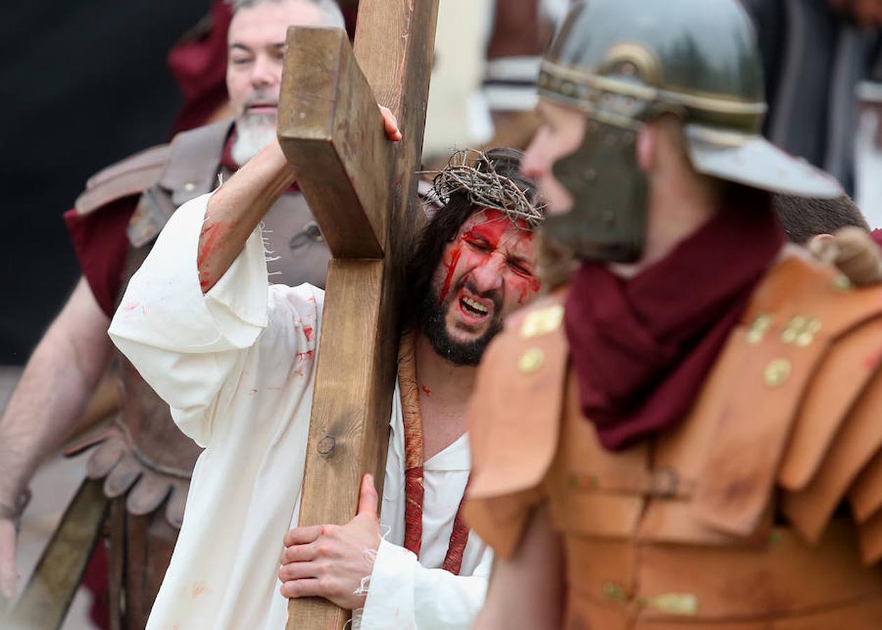 Las mejores fotos del Vía Crucis de Arkotxa